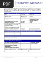 Flexible Work Schedule Template | PDF | Workweek And Weekend | Working Time