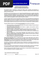 Conflict of Interest Declaration Form | PDF