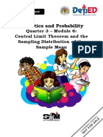 StatProb Q3 M6 Central Limit Theorem Sampling Distribution of Sample Mean