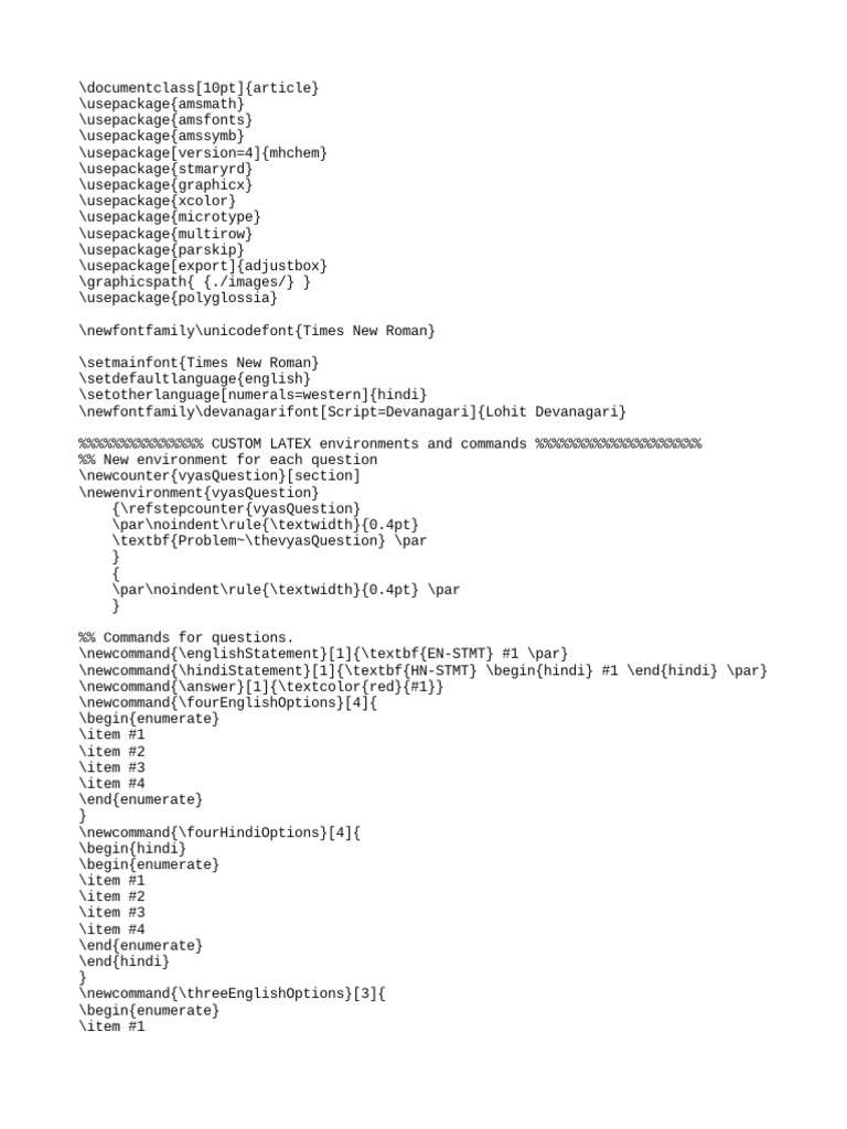 documentclass[10pt]{article} | PDF