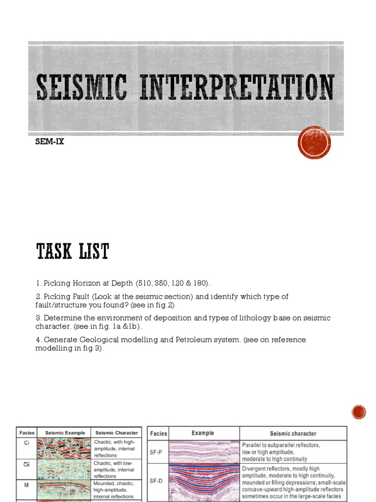 Seismic interpretation | PDF