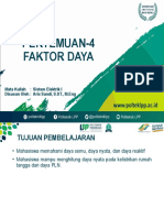 Pertemuan 4 - Faktor Daya