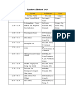 Rundown Kasar Acara 2023