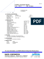 Spec For 13BG Cosmetic Grade (Daicel) Butylene Glycol