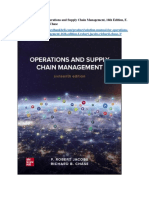 Solution Manual For Operations and Supply Chain Management 16th Edition F Robert Jacobs Richard Chase 3