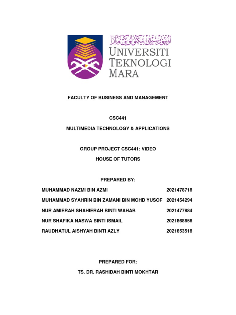 Contoh Assignment CSC | PDF