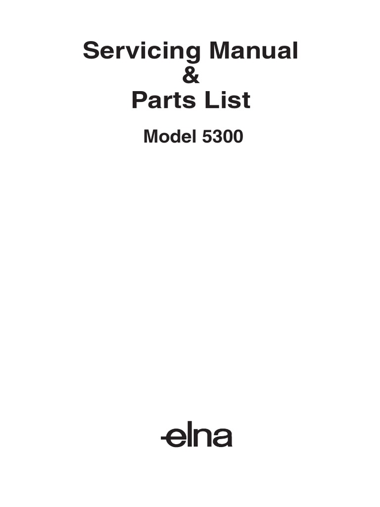 Elna 5300 (843T3) PDF