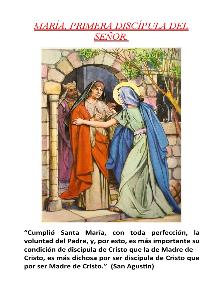 María, primera discípula del Señor | PDF | María, madre de Jesús ...