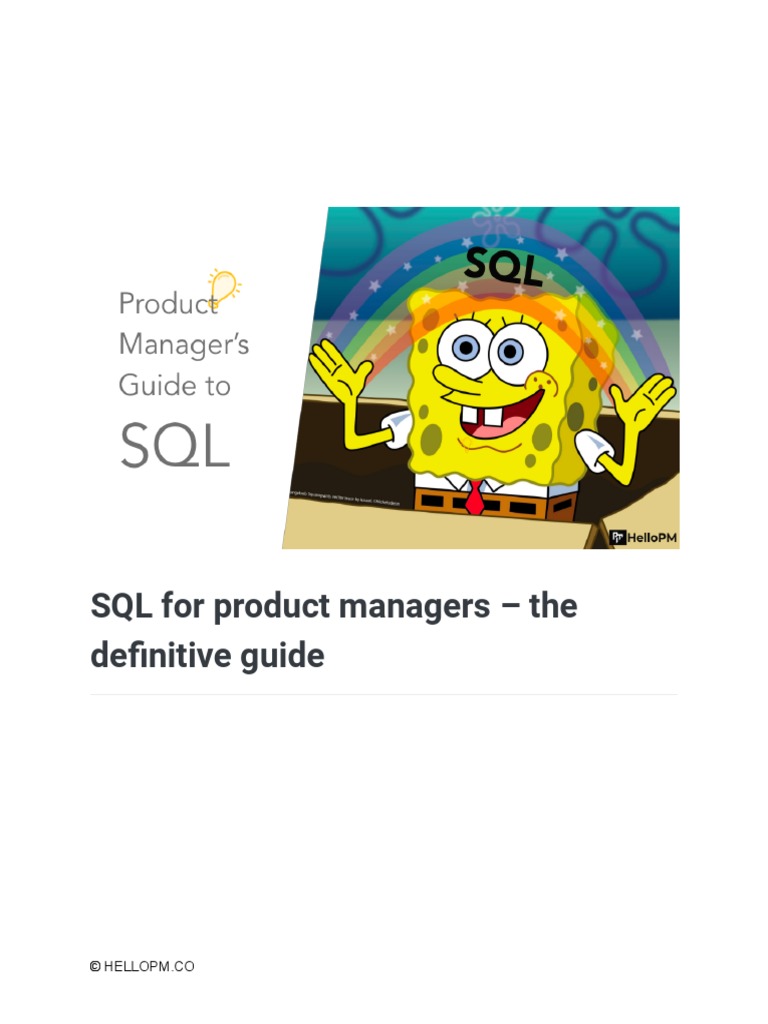 SQL Essentials for Product Managers | PDF | Relational Model | Databases