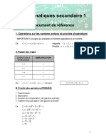 Mes Apprentissages Math Sec1