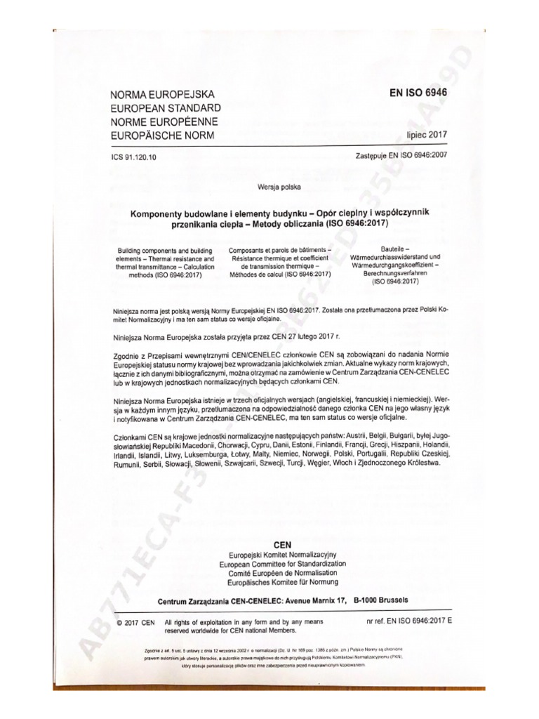 Norma Europejska | PDF