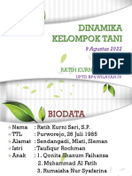 Dinamika Kelompok Tani Ratih 2022