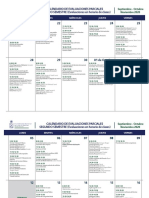 Calendario de Evaluaciones Parciales Segundo Semestre 2020 v.13082020