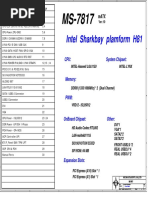 Msi H81m-E33 MS-7817 Rev. 1.0
