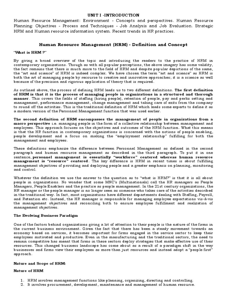 Marketing Management Pdf Human Resource Management Human Resources