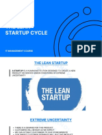 The Lean Startup Cycle