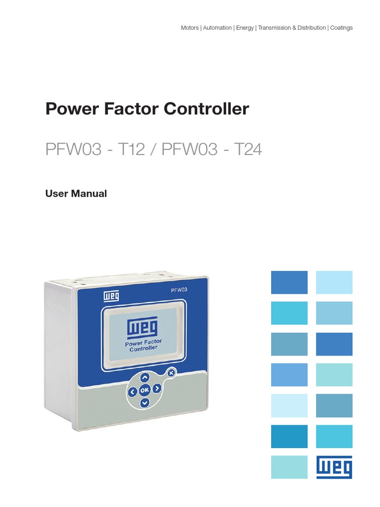 PFW03 Power Factor Controller Manual | PDF | Ac Power | Fuse (Electrical)