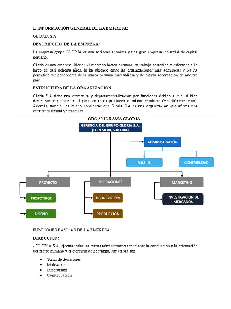 Caso de éxito: Leche Gloria S.A. | PDF | Leche | Marketing
