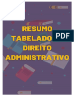 Resumo Tabelado - Direito Administrativo (22271)