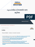 Aprenda A Investir em Ações: Material de Suporte