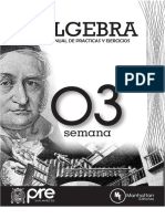 ÁLGEBRA Semana3