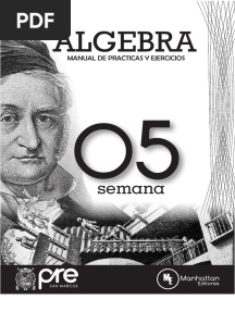 ÁLGEBRA Semana5