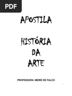 Apostila de Artes - Pronta