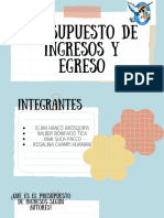 Presupuesto de Ingresos y Egreso