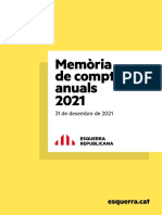Memoria Comptes Anuals 2021