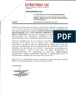 Oficio N°001 PPP de Manera Remota-Emitido Por La Consultora Geo Estructuras S.A.C