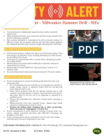 December 8 2022-Safety Alert Thumb Detachment Milwaukee Hammer Drill - SIFa-DC#2022-15-001