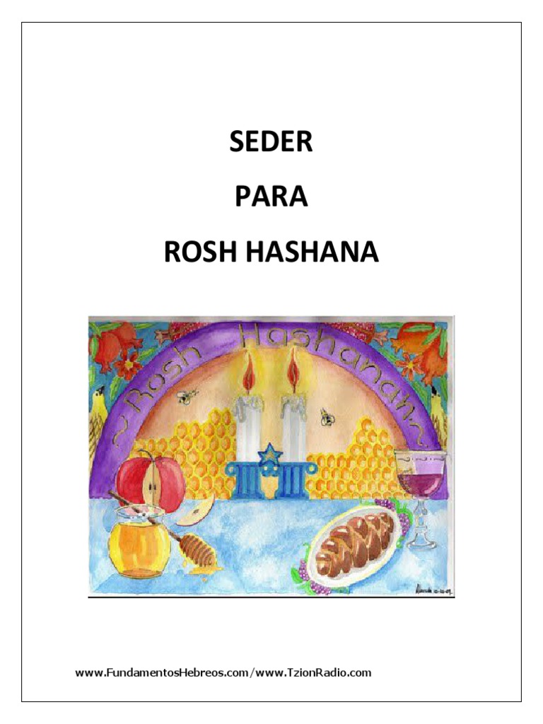 Seder de Rosh Hashana | PDF | Rosh Hashaná | Ley judía y rituales