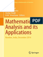 Mathematical Analysis and Its Applications 2015