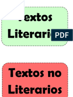 Titulo Textos Literarios y No Literarios