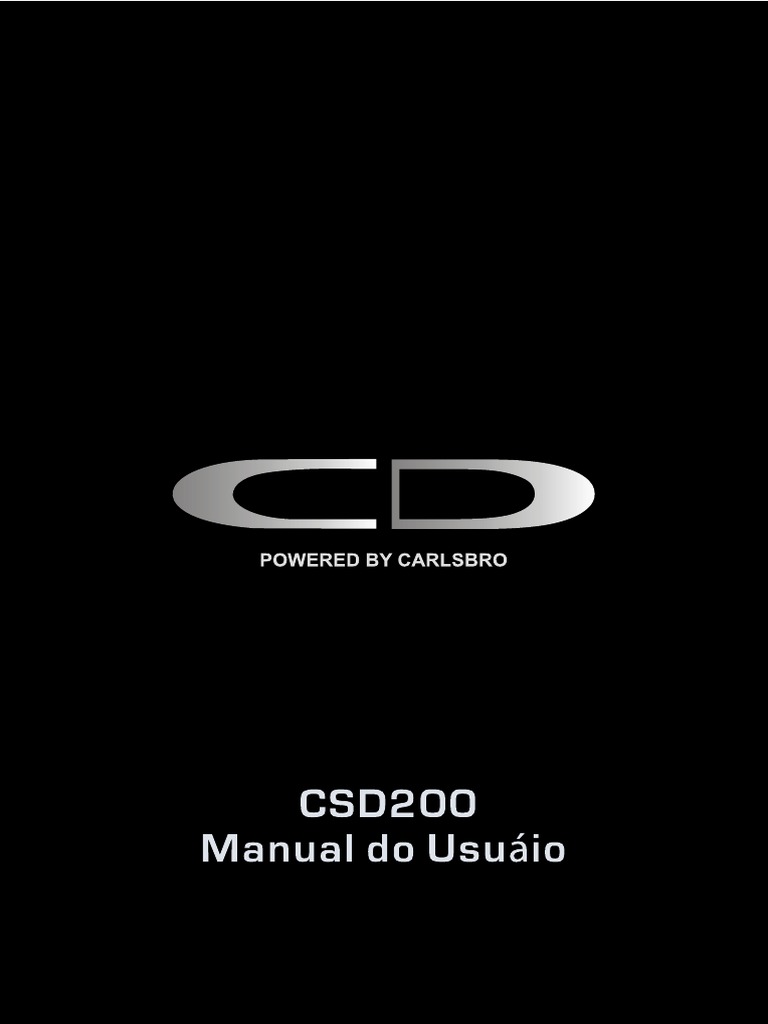 Manual da Bateria Eletrônica CSD200 | PDF | Relâmpago | Eletricidade