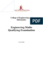 Engineering Maths Exam Sample Papers Up To 2018
