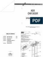 Kone ADX Car Door Operator Manual