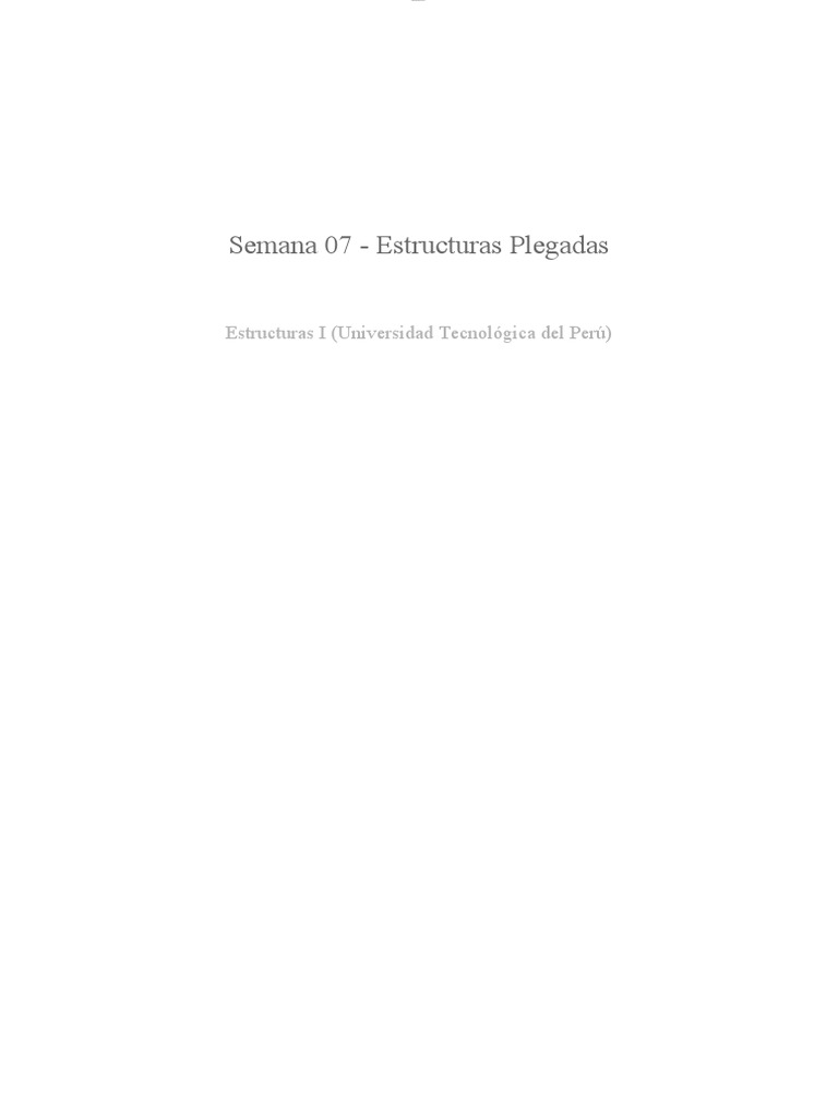 Estructuras Plegadas en Arquitectura | PDF | Viga (Estructura ...