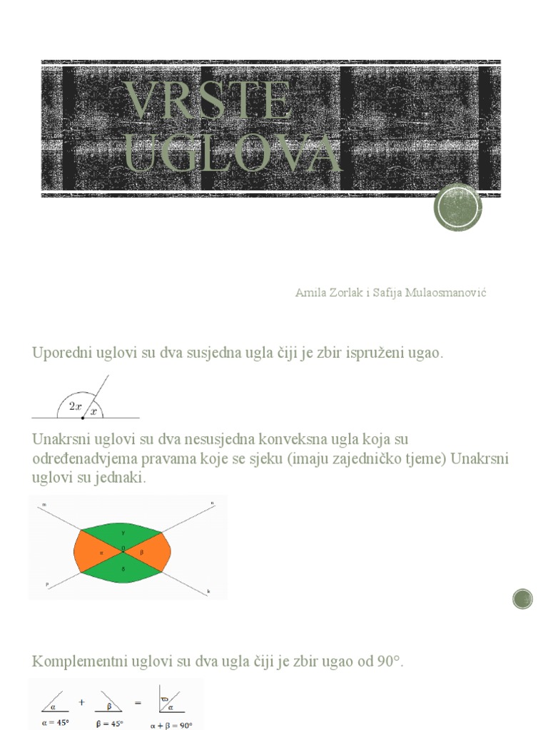 Vrste Uglova | PDF