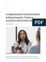 Compassionate Communication - Asking Domestic Violence Survivors About Police Reports - CEB Articles - CEB