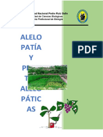 ALELOPATÍA Y PLANTAS ALELOPÁTICAS Monografía