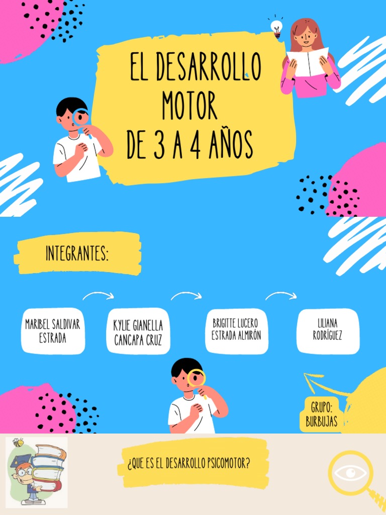 Desarrollo Motor 3 A 4 Años | PDF | Cerebro | Sicología