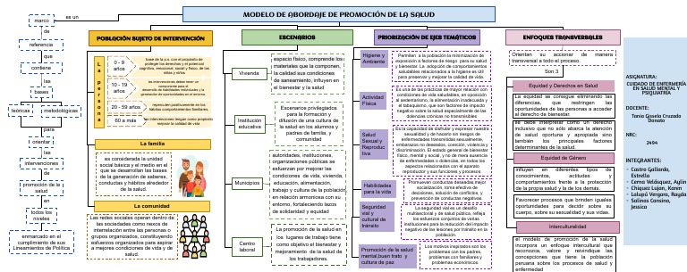 Mapa Abordaje de La Promoción de La Salud | PDF | Comportamiento ...