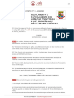 2014 - 05 - 19 - Niterói - Decreto Nº 11.643 - Regulamenta o Parcelamento Dos Créditos Tributários e Não Tributários