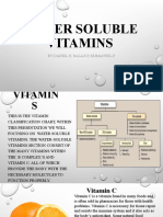 Water Soluble Vitamins