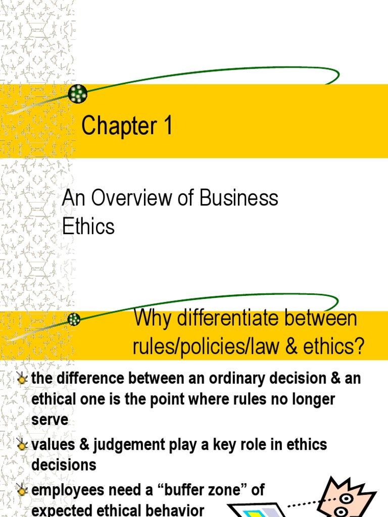 An Overview of Business Ethics | PDF