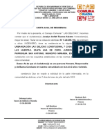 Carta Aval de Residencia