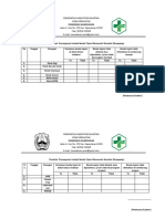 Checklist Penanganan Limbah Benda Tajam Memenuhi Standart Recapping