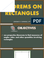 Theorems On Rectangles
