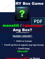 Mystery Box Template
